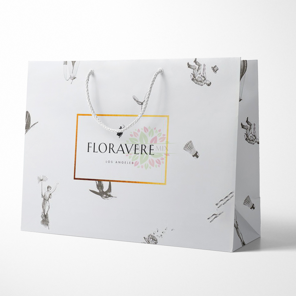 Caixa de embalagem de presente de luxo para vestido com folha de brilho